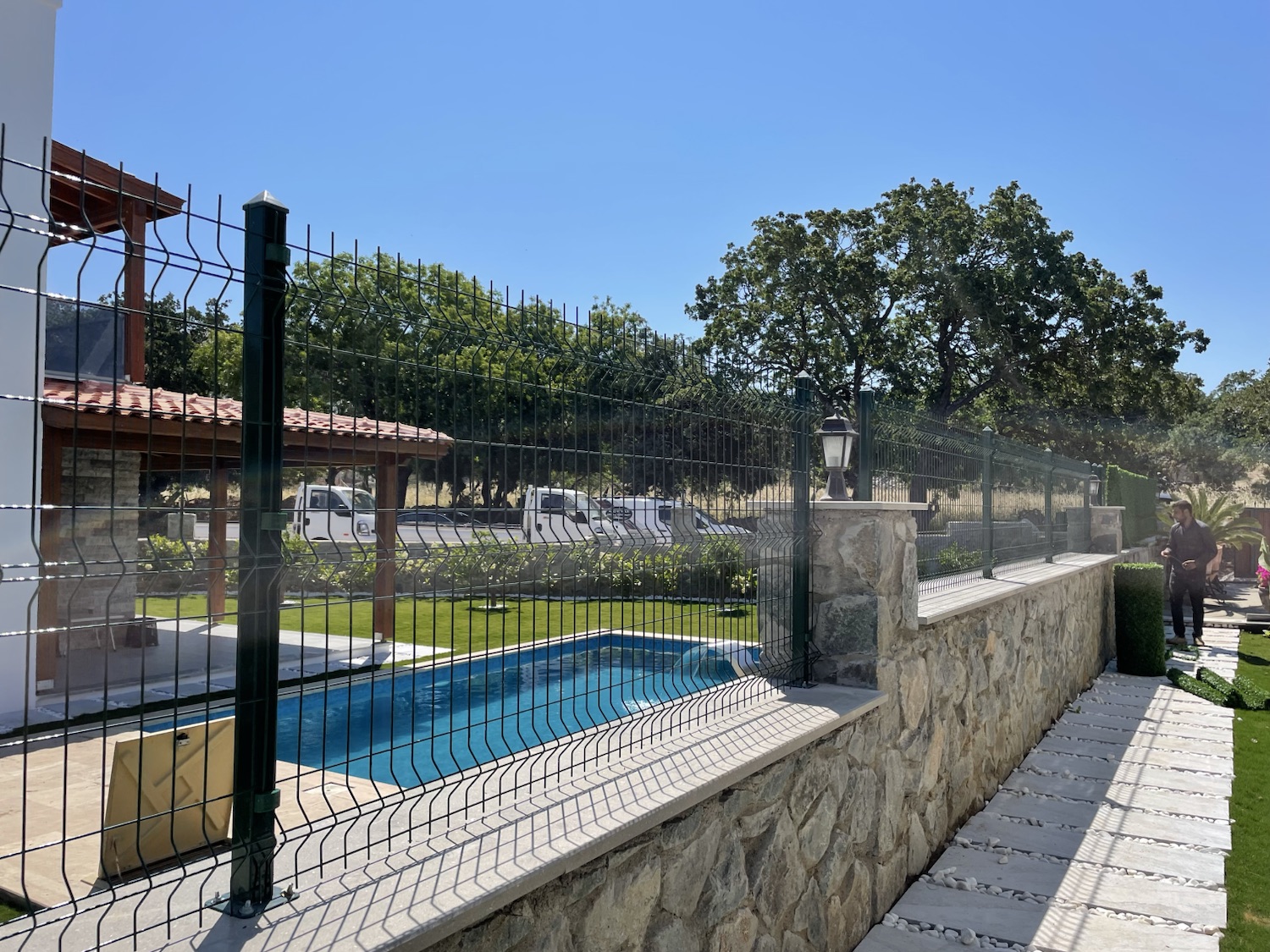 Panel çit uygulaması